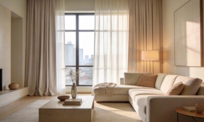 Saiba como escolher cortinas para a sala que garantem privacidade total e conforto térmico