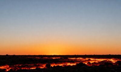 O fenômeno que faz o ar esfriar rapidamente logo após o pôr do sol