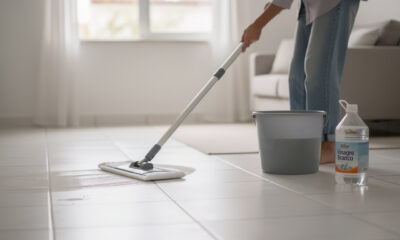 Colocar vinagre na água de passar pano no chão: por que recomendam e para que serve