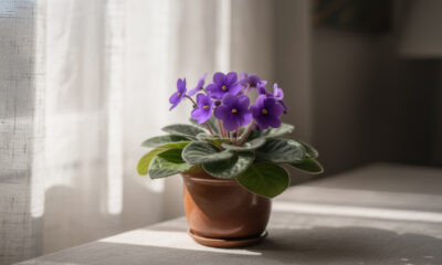 Plantar violeta do jeito certo faz a planta florir o ano inteiro