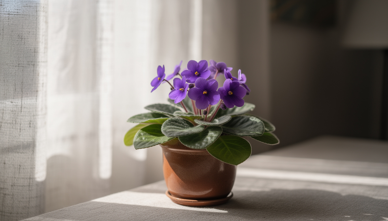 Plantar violeta do jeito certo faz a planta florir o ano inteiro