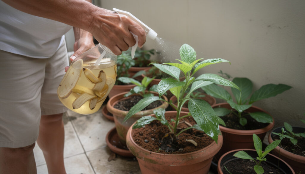 Misturar casca de banana com vinagre: para que serve e por que é recomendado.