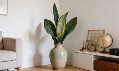 Essa espada-de-iemanjá mudou o clima da casa e trouxe uma sensação diferente