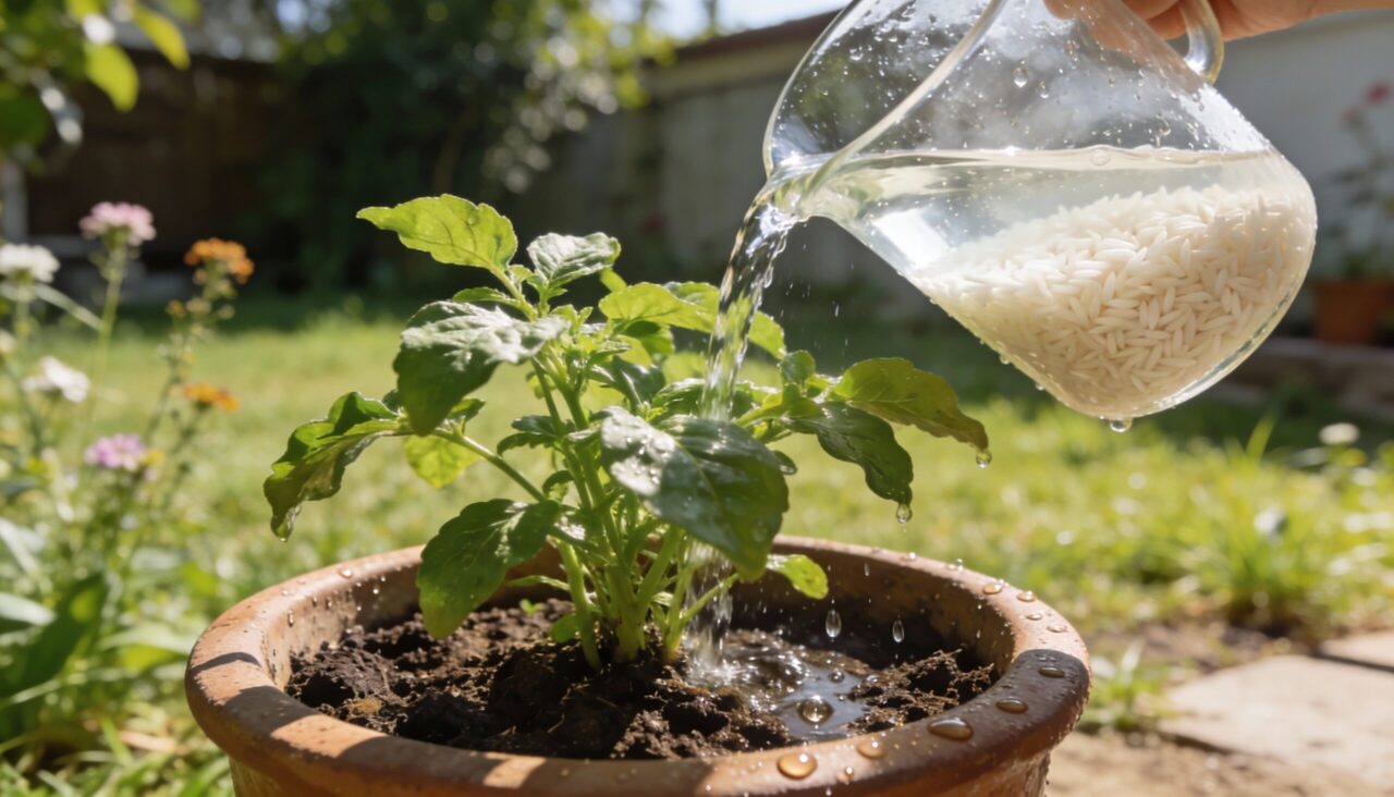 Colocar água de arroz na terra das plantas: para que serve e quais os benefícios