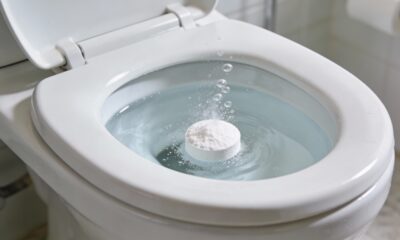 Coloque uma pastilha de bicarbonato de sódio no vaso sanitário e veja a magia acontecer em 5 minutos