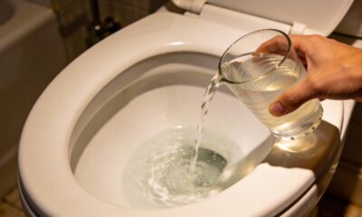 Joguei uma xícara de vinagre no vaso sanitário antes de dormir e me surpreendi com o resultado!