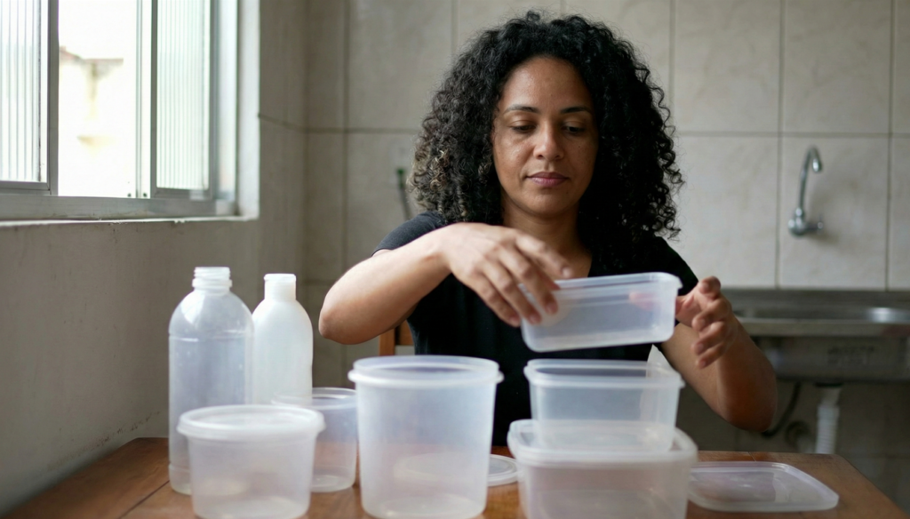 O que significa o número dentro do triângulo nas embalagens plásticas?