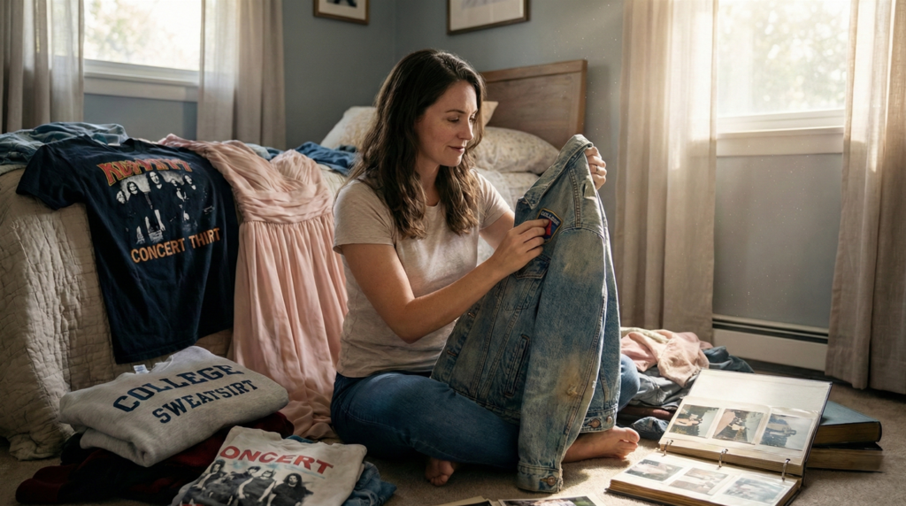 O que significa guardar roupas que você não usa mais, segundo a psicologia?