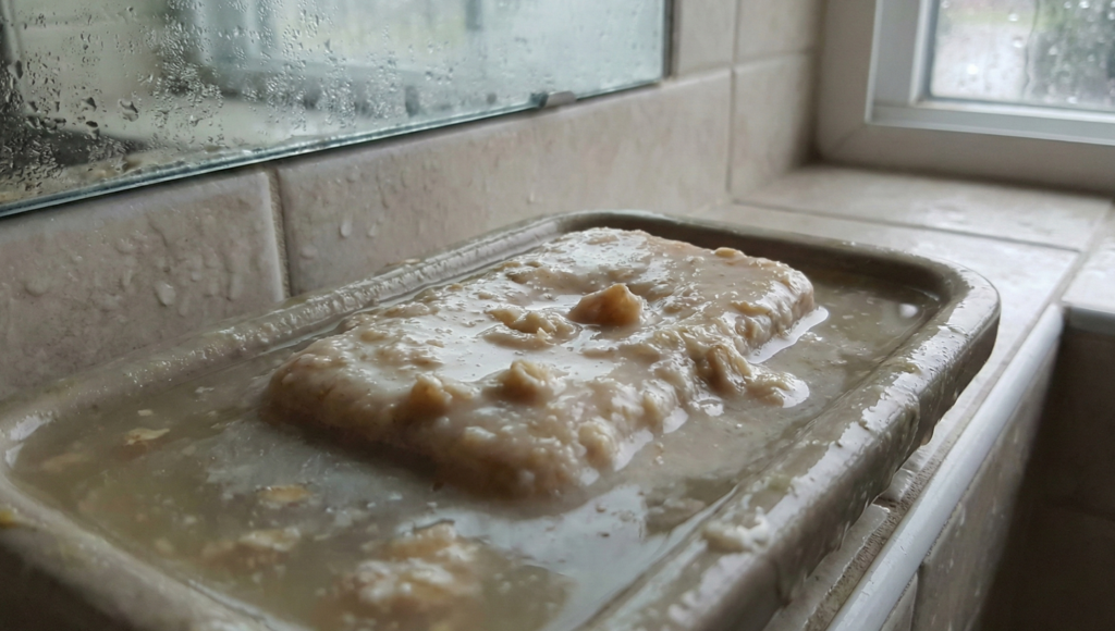 O que significa quando o sabonete derrete rápido no banheiro