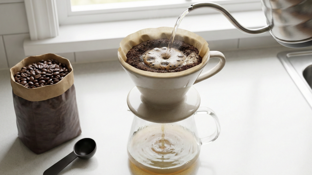 O que significa quando o café fica fraco mesmo colocando muito pó