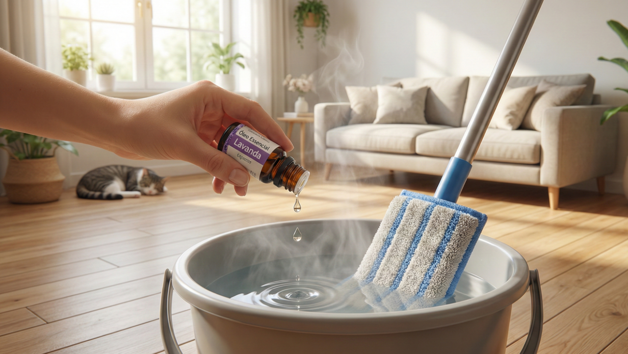 O óleo essencial ajuda a perfumar sua casa