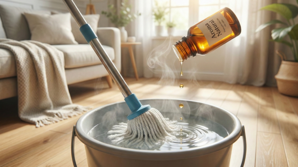 A mistura de óleo essencial em água morna pode perfumar sua casa