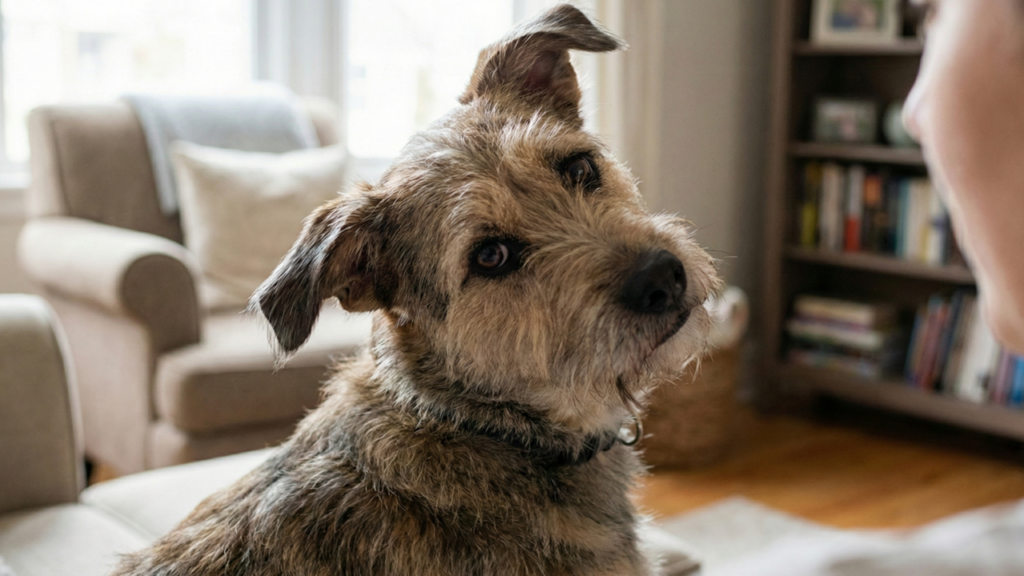 Quando falamos com nosso bichinhos, eles costumam virar a cabeça como uma forma de prestar mais atenção
