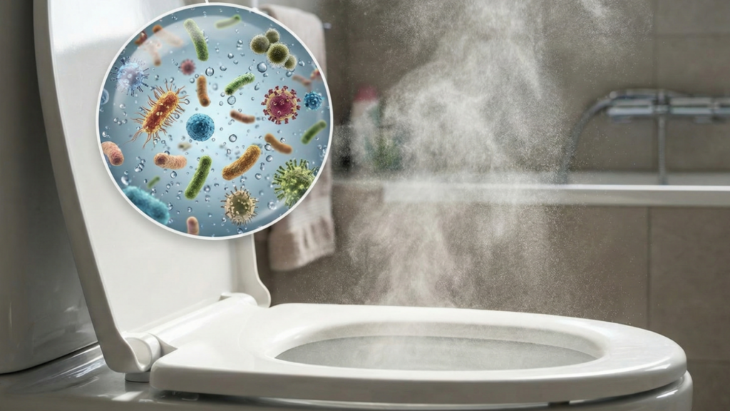 Apesar de não parecer, o vaso expele vários tipos de micro-organismos