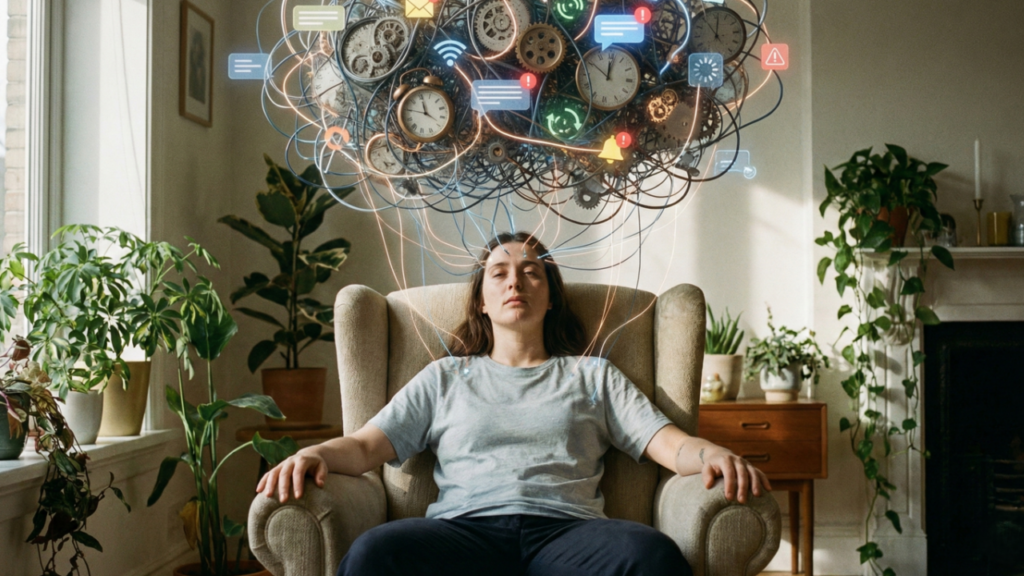 O cansaço do corpo pode estar completamente ligado à fadiga mental