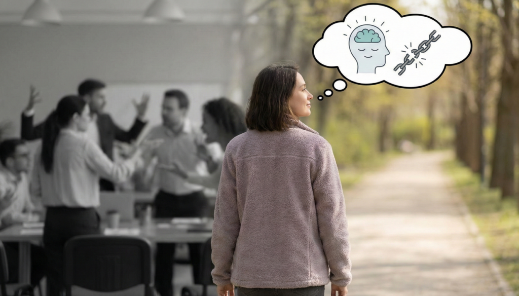 Se afastar sem causar estardalhaço pode ser a maneira mais inteligente de sumir