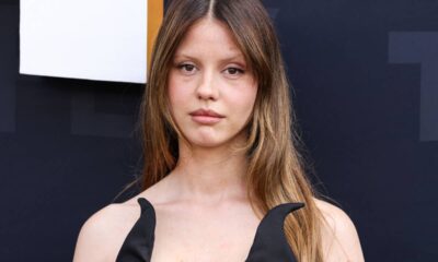 Inspirações na estética gótica moderna de Mia Goth para criar produções de beleza impecáveis
