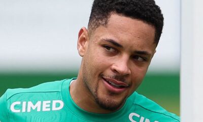 Vitor Roque, do Palmeiras