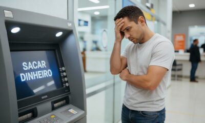 Mais de 141 mil brasileiros possuem até R$ 1.621 para sacar no banco e não sabem