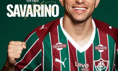 Savarino anunciado pelo Fluminense (Foto: Divulgação/Fluminense FC)