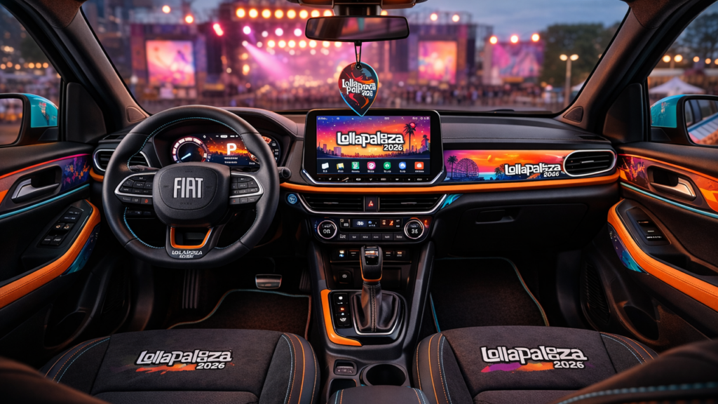 Fiat Pulse Lollapalooza 2026 aposta em estilo exclusivo por R$ 119,9 mil e limitado a 550 unidades