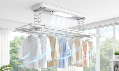 Como funciona o varal elétrico de teto e por que ele economiza espaço