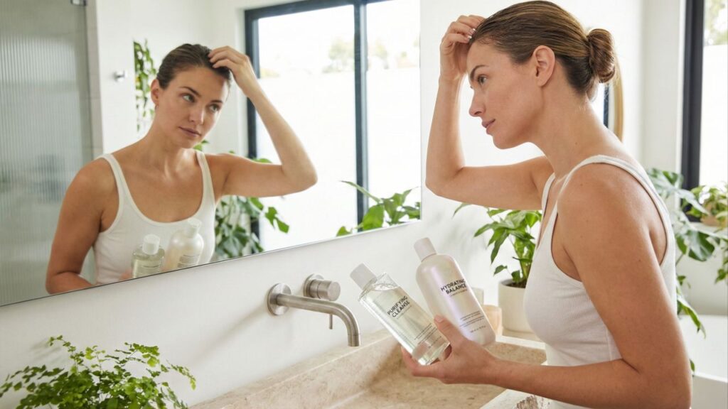 Truque simples com shampoo para raiz oleosa faz a limpeza durar o dobro do tempo