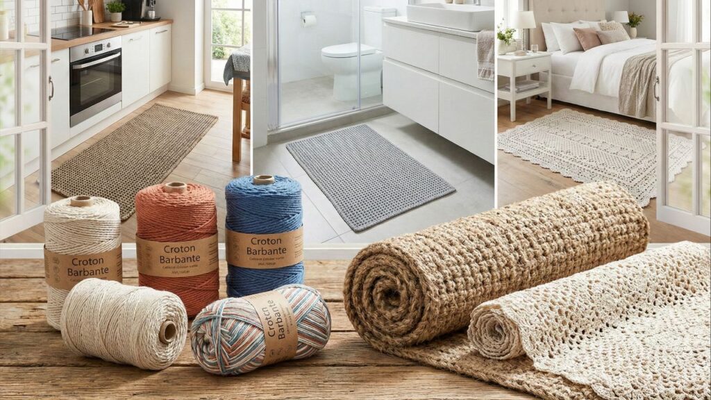 Conheça o truque mestre por trás do tapete de crochê retangular perfeito