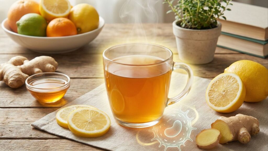 Chá de gengibre com limão traz mais disposição e saúde pela manhã