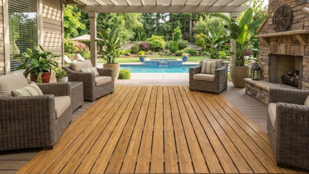 O tapete de bambu para banheiro garante um ambiente livre de bactérias de forma natural