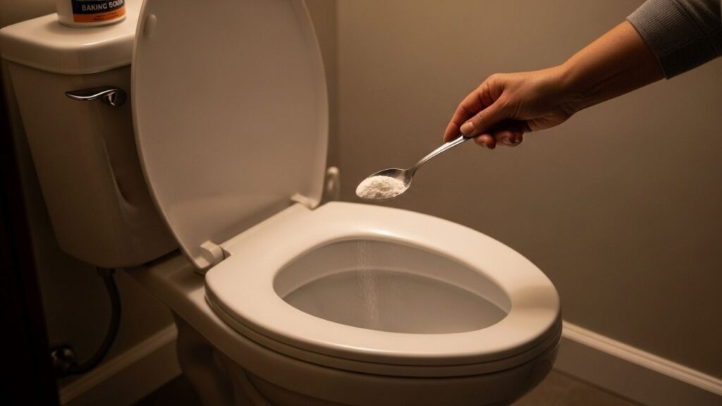 Colocar bicarbonato de sódio no vaso à noite: por que recomendam e para que serve esse truque doméstico