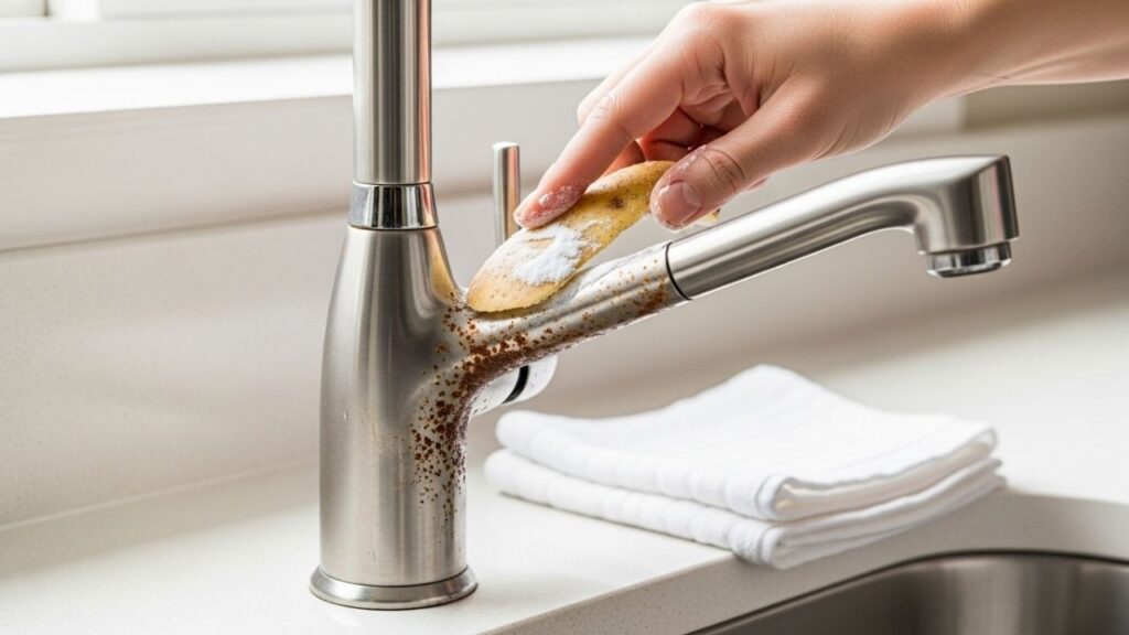 É o fim das panelas gordurosas e enferrujadas! Misture cascas de batata com bicarbonato de sódio e diga adeus ao acúmulo de sujeira