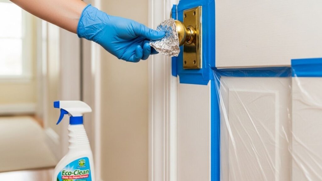 Papel alumínio nas maçanetas: para que serve e quando usar