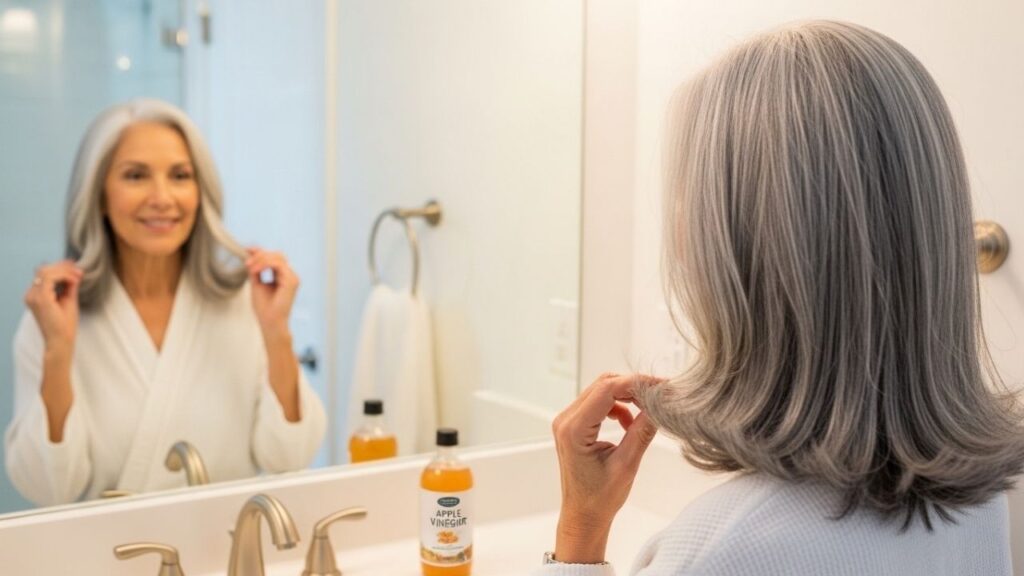 Aplicar vinagre e bicarbonato de sódio nos cabelos grisalhos: para que serve e por que é recomendado