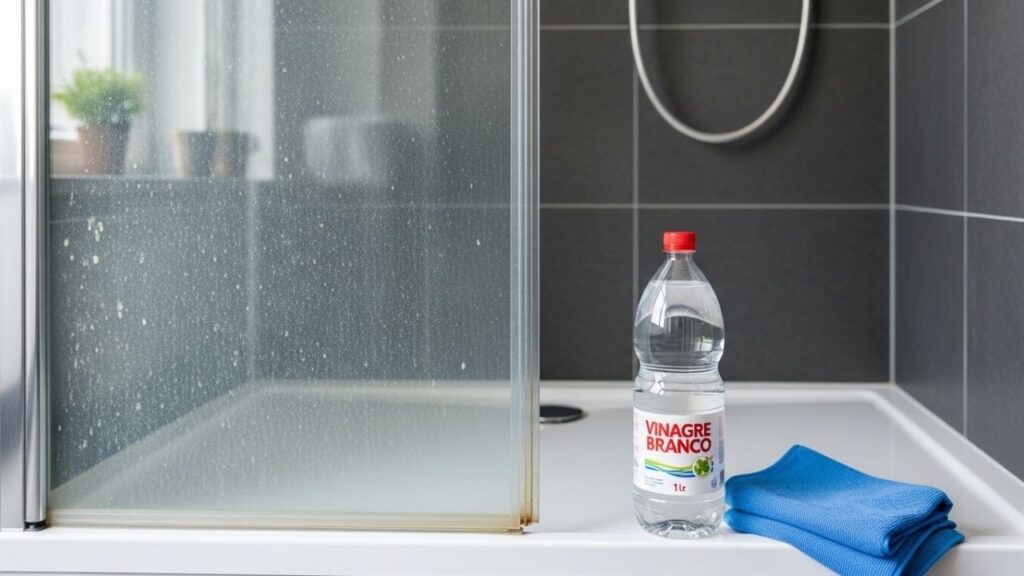 Aplicar vinagre no box de vidro do banheiro: por que isso é recomendado e para que serve