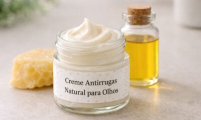 Você nunca mais vai comprar cosméticos caros após testar este creme antirrugas caseiro para a área dos olhos