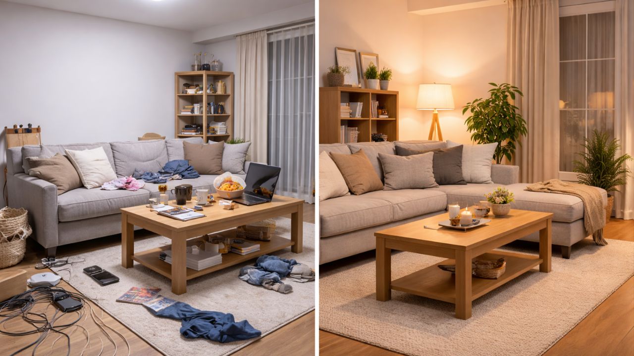 Como triplicar o conforto no lar apenas mudando a posição dos seus móveis atuais