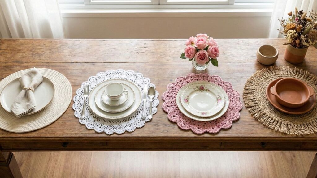 Como fazer um sousplat de crochê elegante com o acabamento profissional que você sempre sonhou