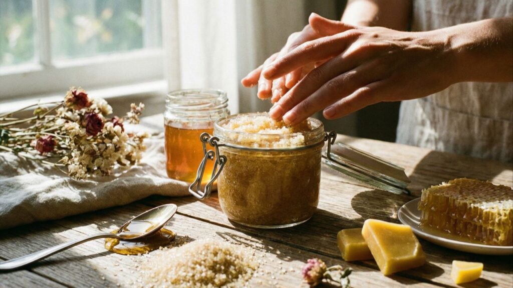 Misture 2 itens da cozinha e tenha o esfoliante caseiro para o rosto mais potente de todos