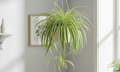 Clorofito é a planta ideal para quarto por unir beleza e praticidade