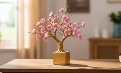 Sua sala vai parecer muito mais luxuosa com esta decoração com galho seco feita em casa