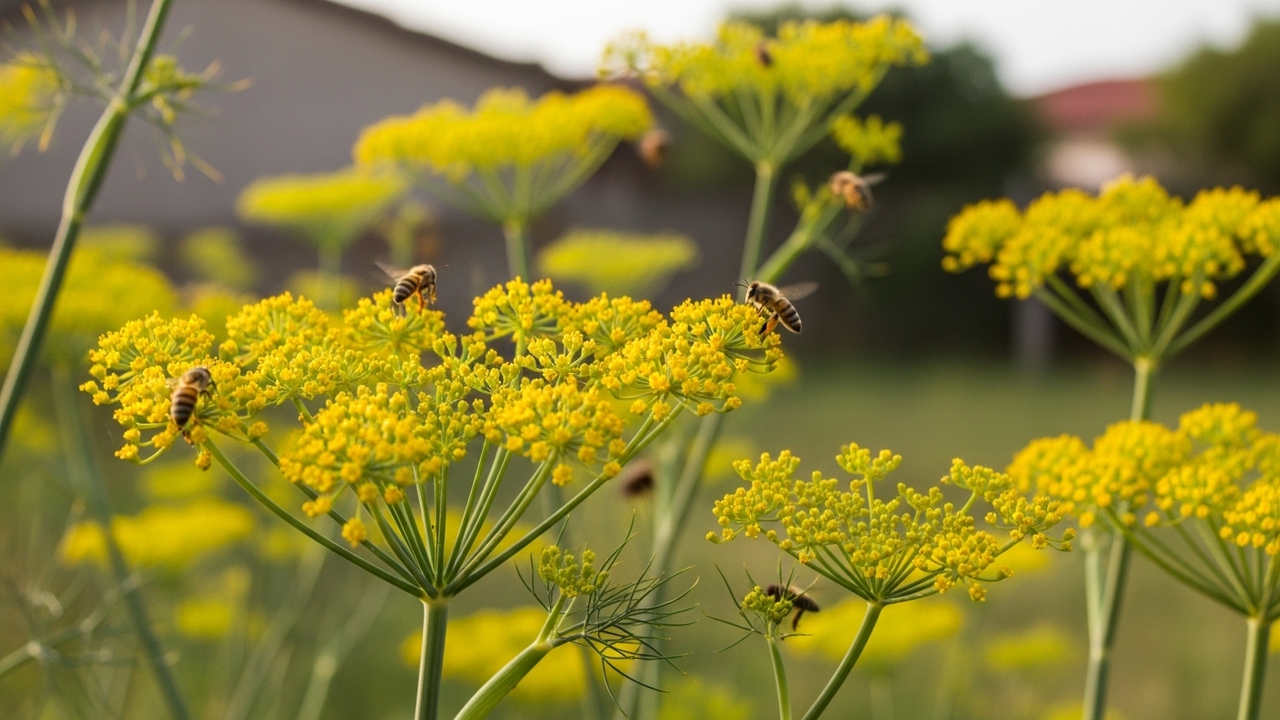 A erva-doce que perfuma o jardim e vira ponto de encontro das abelhas