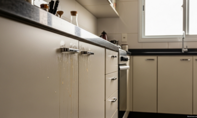 Como remover gordura dos armários da cozinha rápido e sem produtos caros