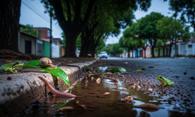 Uma chuva fraca já é suficiente para mudar o comportamento dos animais