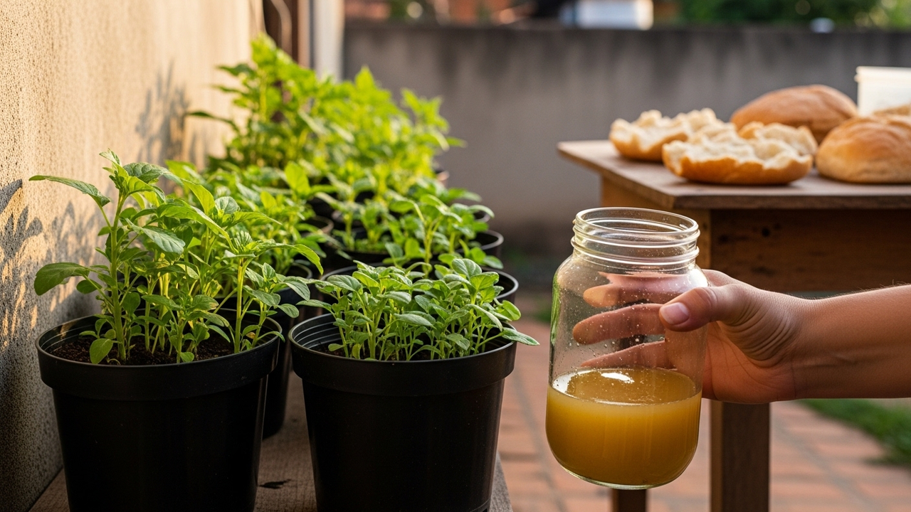 Pão amanhecido e açúcar juntos criam um fertilizante que muda o solo
