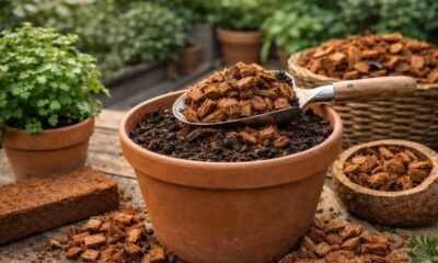 O adubo com casca de coco que melhora a drenagem e transforma o solo