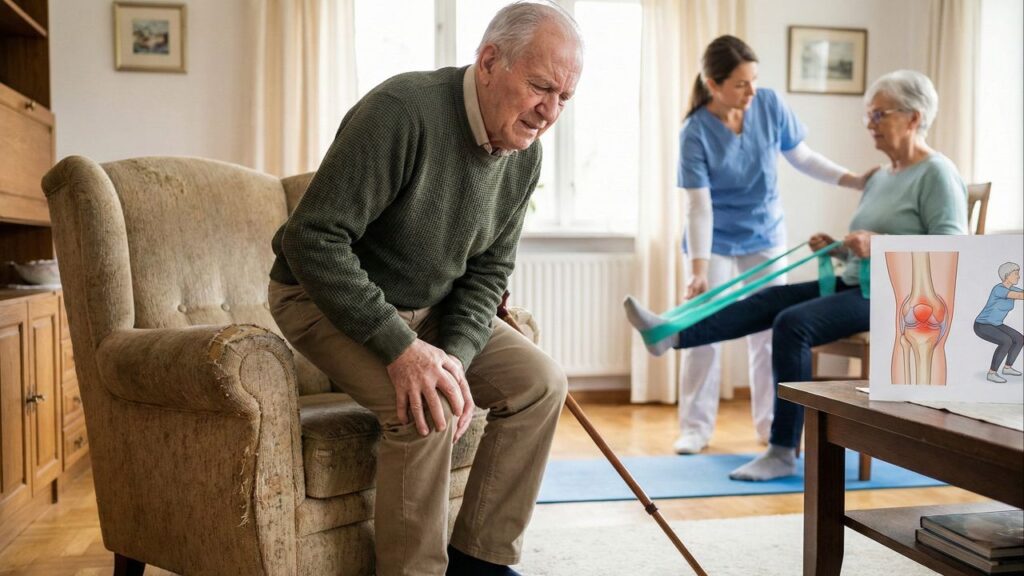 Idosos que sentem dor no joelho ao levantar da cadeira precisam testar este segredo