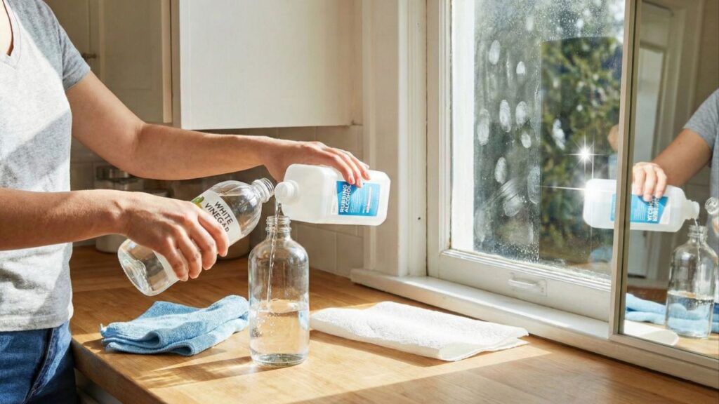 Este limpador de vidros caseiro surpreendente deixa o espelho brilhando como se fosse novo