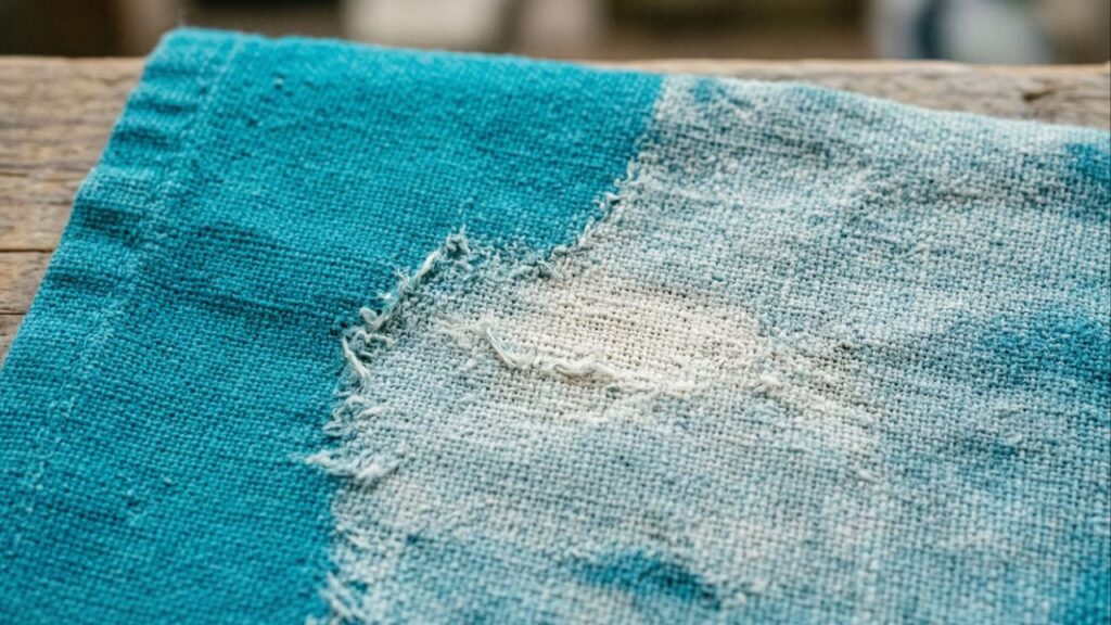 Como recuperar a cor de uma peça com mancha de água sanitária usando um truque simples