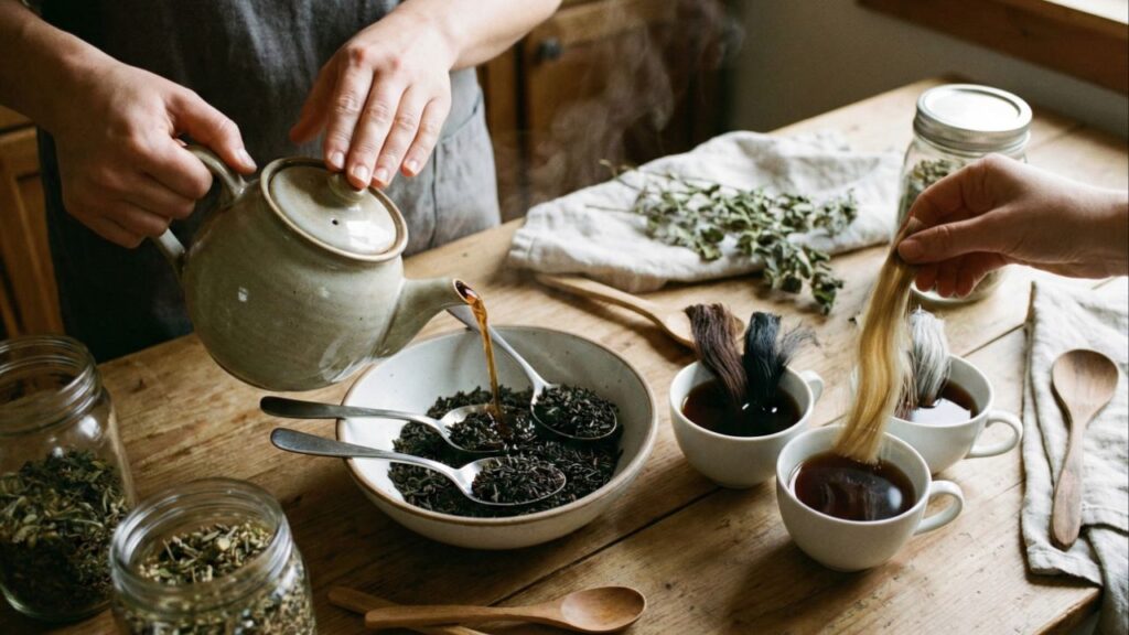 Mistura caseira poderosa deixa o cabelo branco com cor incrível e brilho intenso